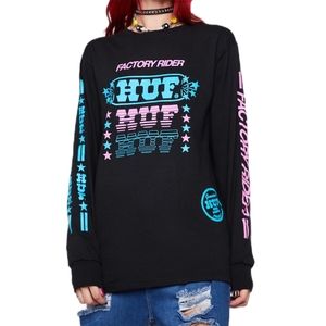 HUF Factory Rider Long Sleeved Graphic Tee